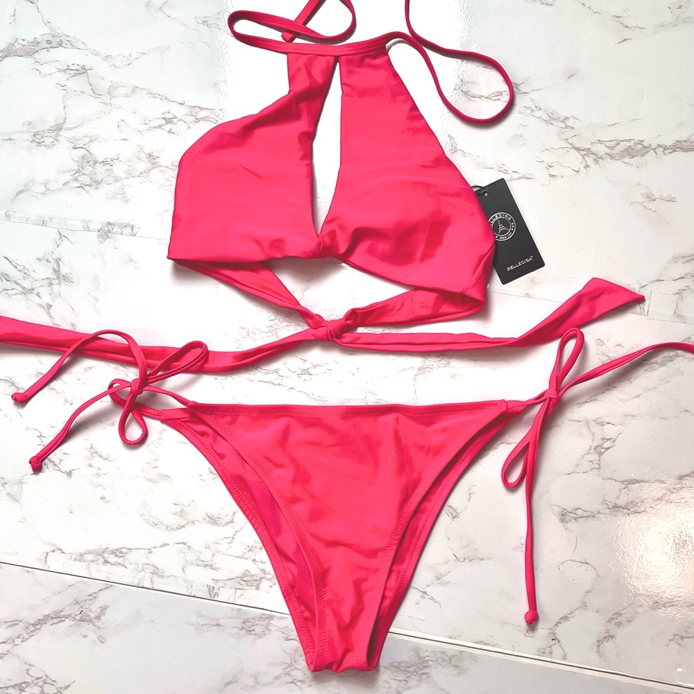 RELLECIGA Pink Bikini Set
